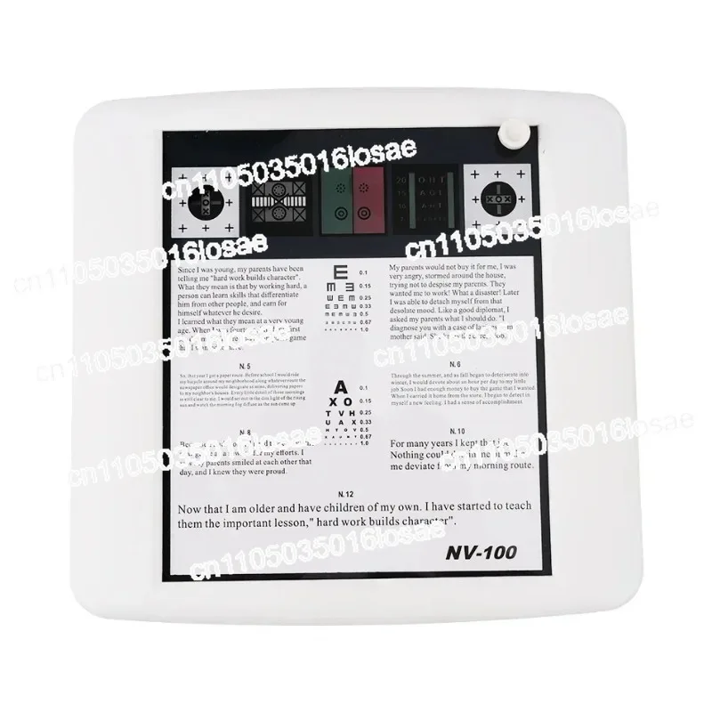 Tester Nv-100 Led Multi Function Visual Acuity Charts Binocular Balance Tests Uncompensated Heterophoria Motor Eye