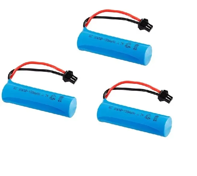 3.7V 1500mAh 18650 แบตเตอรี่ชาร์จสําหรับของเล่น RC เฮลิคอปเตอร์เครื่องบินรถ Baot ถังปืนรถบรรทุกรถไฟรถจักรยานยนต์ 3.7v แบตเตอรี่