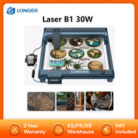 Longer Laser B1 30W (33-36W output power) 6-core diode 33-36W power laser, the laser graver enhances cutting capacities