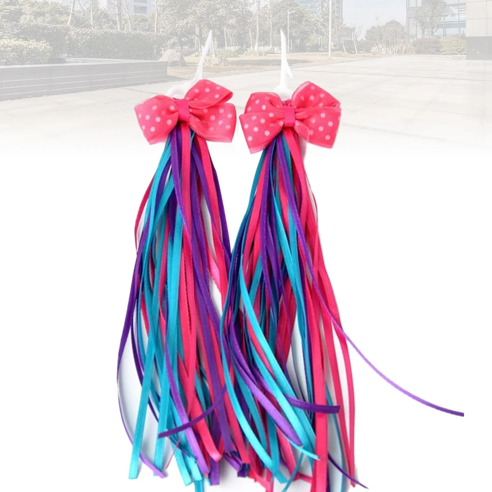 Kids Scooter Tassels Handlebar Streamers Bike Aldult Graceful Bikes Ribbon Dress up