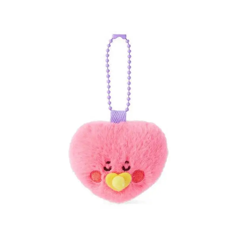 Anime Cartoon Bt21 Cooky Tata Chimmy Plush Doll Creative New Plush Toy Keychain School Bag Pendant Accessories Gift for Friends