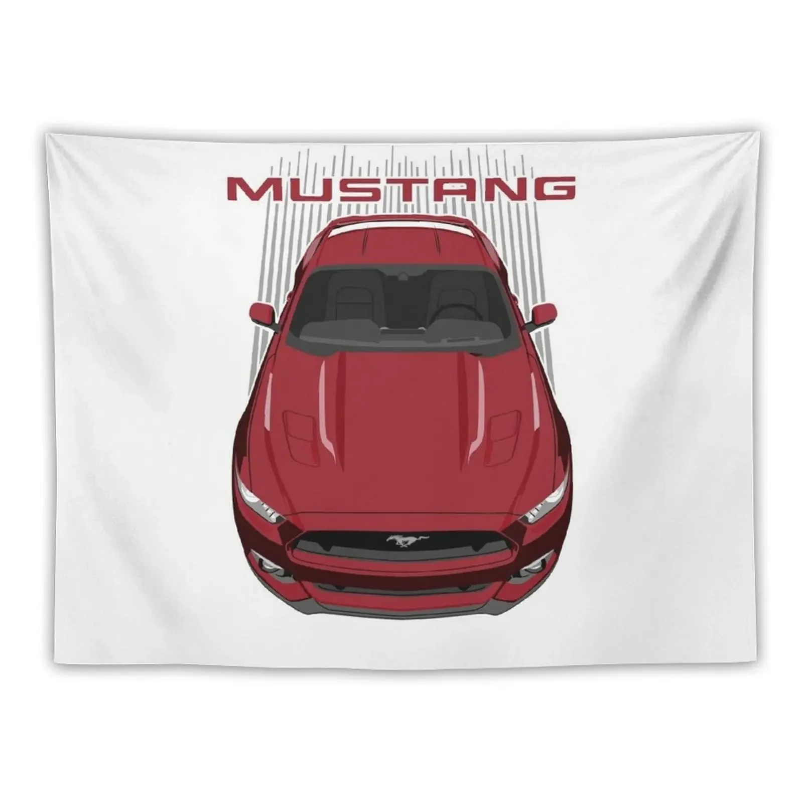 Mustang S550 GT -ruby red Tapestry Room Aesthetic Home Supplies Carpet On The Wall Bedroom Organization And Decoration Tapestry