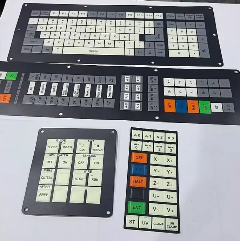 1pc For Sodick EDM Machine Operation Panel Keyboard Mask Wire New Old Style Dough AQ4OOL Cutting Accessory Button Film
