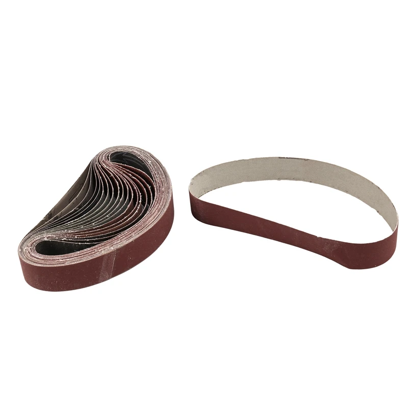 18Pcs Alumina Abrasive Belt 533X30 Brown Corundum Annular Abrasive Belt KX167 Abrasive Belt