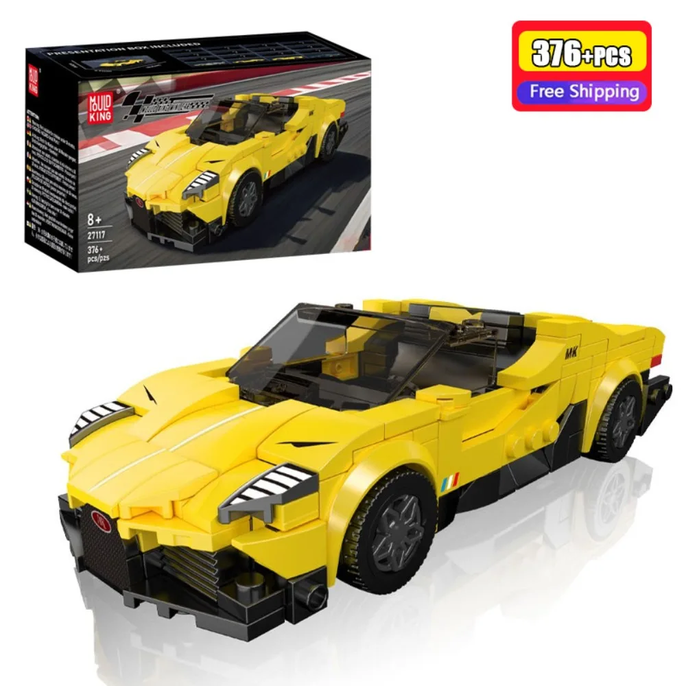 

MOULD KING 27117 Supercar Model Building Blocks Toy Sports Racing Car DIY Construction Bricks Set With Display Box For Kids