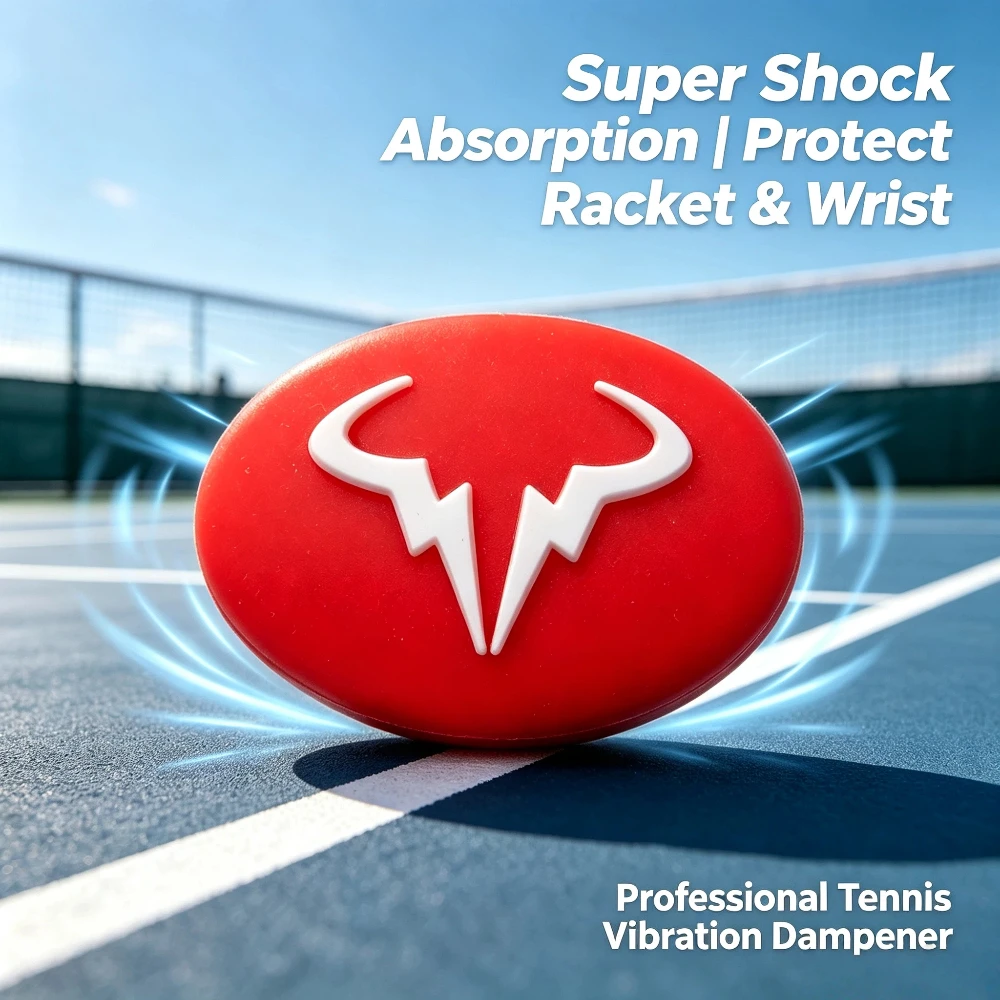 Bull Horn Tennis Vibration Racket Shock Absorber Accessories for You Racket Vibration Dampeners Universal Creative Tennis Damper