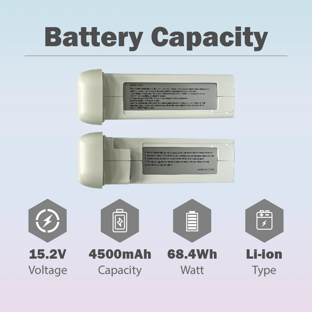4500mAh New Battery For DJI Phantom 3 Flight Time 23mins Compatible with DJI Phantom 3 Series Intelligent Flight Battery Accesso