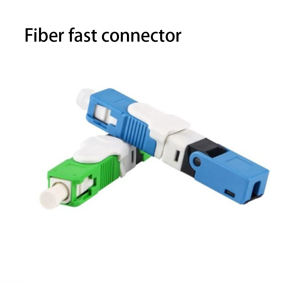 100 Pieces Single Mode Optical Fiber Fast Connector Adapter Connecting