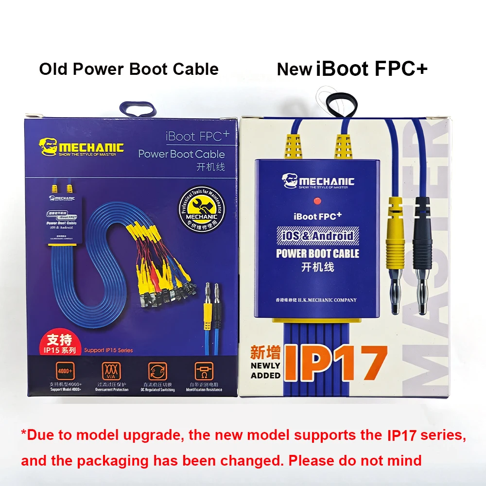 MECHANIC iBoot FPC+ Power Boot cable For iPhone6-17PM Android Xiaomi samsung phone Power Supply Repair Test Cord view 2