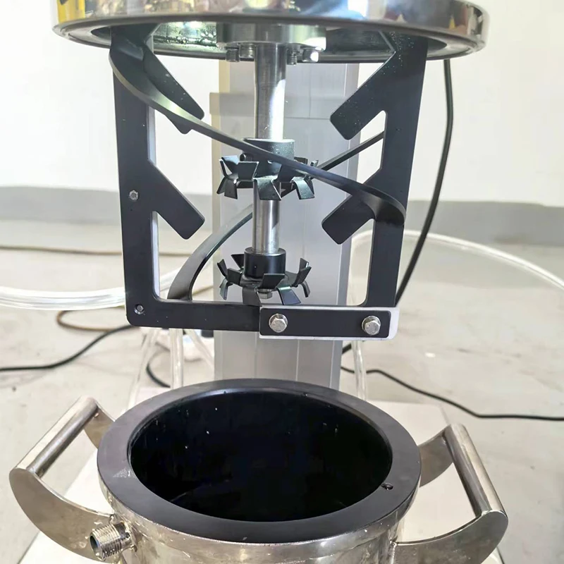 Miscelatore da laboratorio per attrezzature di miscelazione con dispersione sottovuoto da laboratorio ad albero doppio ad alta velocità