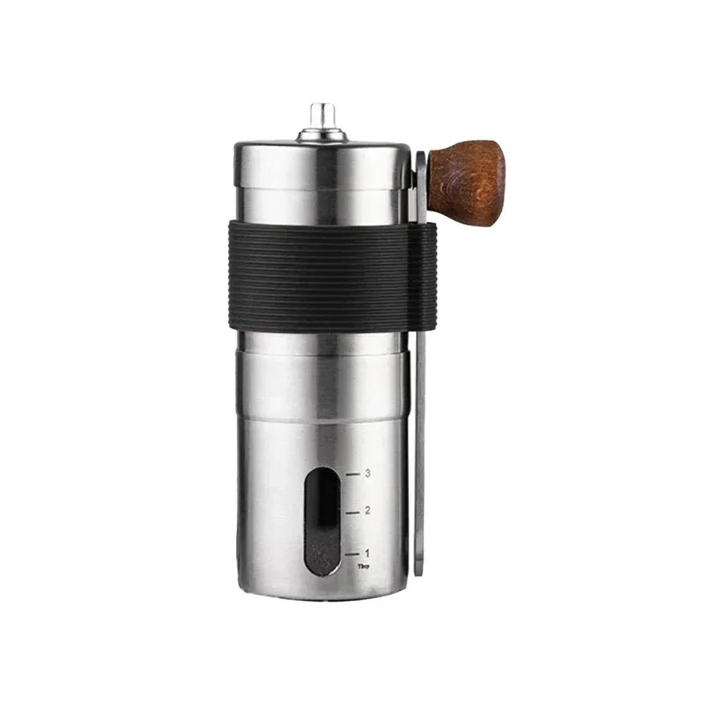 

Adjustable Coffee Grinder Manual Coffee Grinder Anti-skid Silicone Cover Built-in Storage Function For Home Use For Home