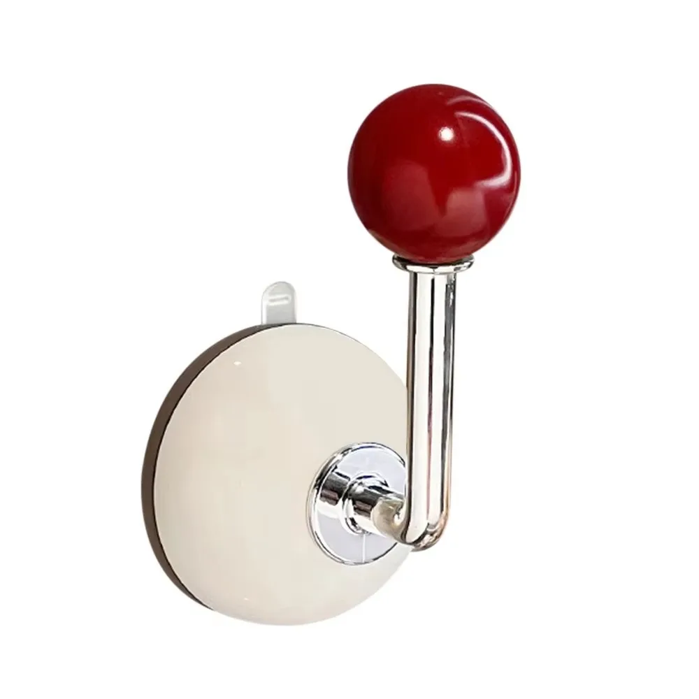 

Punch-Free Suction Cup Hook Wall Mount Strong Suction Cup Hair Rings Hanger Space Saver Multi-Purpose Hair Tie Display Rack