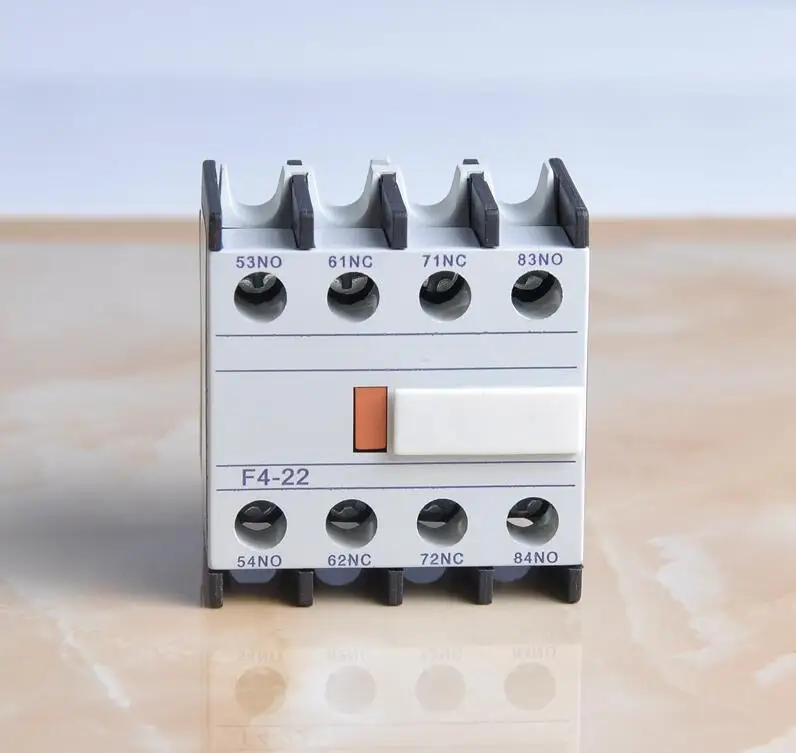 Ac contactor CJX2 LC1 auxiliary contact Block contact switch F4-11 F4-20 F4-02 F4-22 F4-13 F4-31 F4-40 F4-04