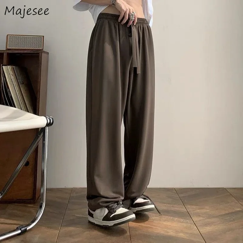 

Men Pants Breathable Streetwear Summer High Street Hip Hop Ulzzang Casual Teens Dynamic Cozy Baggy Harajuku Trousers Stylish Ins