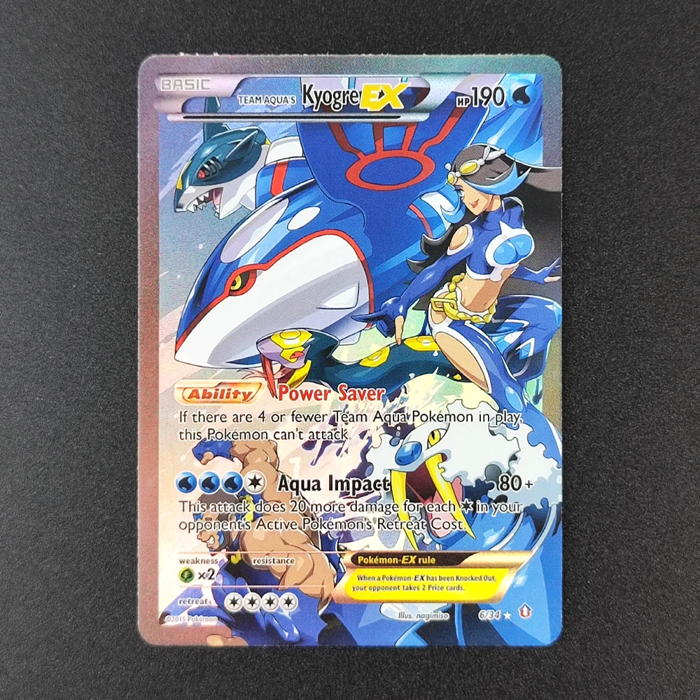 لتقوم بها بنفسك PTCG الإنجليزية كيوغري جودون N's Zoroark Latias Milotic Rocket's Nidoking Mew Greninja Pikachu ex مجموعة لعبة بطاقة فلاش #2