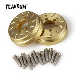 YEAHRUN 1/2/4Pcs Brass 70g Internal Counterweight for 1.9/2.2 inch Wheel Rims Axial SCX10 90046 TRX-4 1/10 RC Car Truck Parts