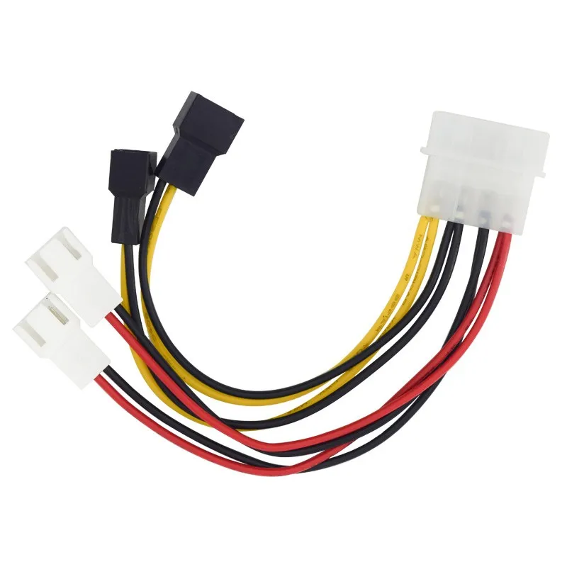 

4-контактный кабель адаптера питания Molex LP4 на 3-контактный TX3 с несколькими вентиляторами, 2x5 В/2x12 В штекер-штекер