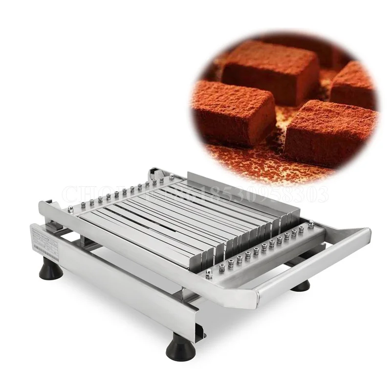 Manual Chocolate Split Baking Tool Chocolate Slicer Dividing Machine Soft Food Cutter Strip or Square Type Truffle Knife Bar