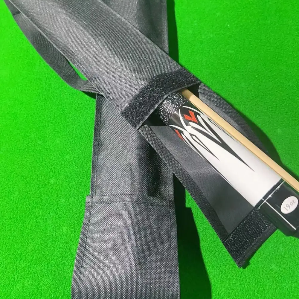 1/2 or 3/4 Split Billiard Cue Storage Bag Adjustable Foldable Billiard Cue Dust Cover Anti-knock Anti-scratch