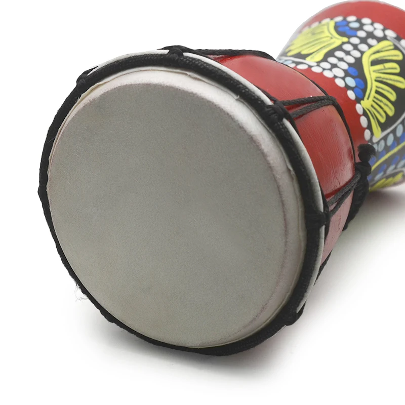 African Djembe 4 Inch Percussion Hand Drum For Sale  Wooden Jambe/ Doumbek Drummer with Pattern