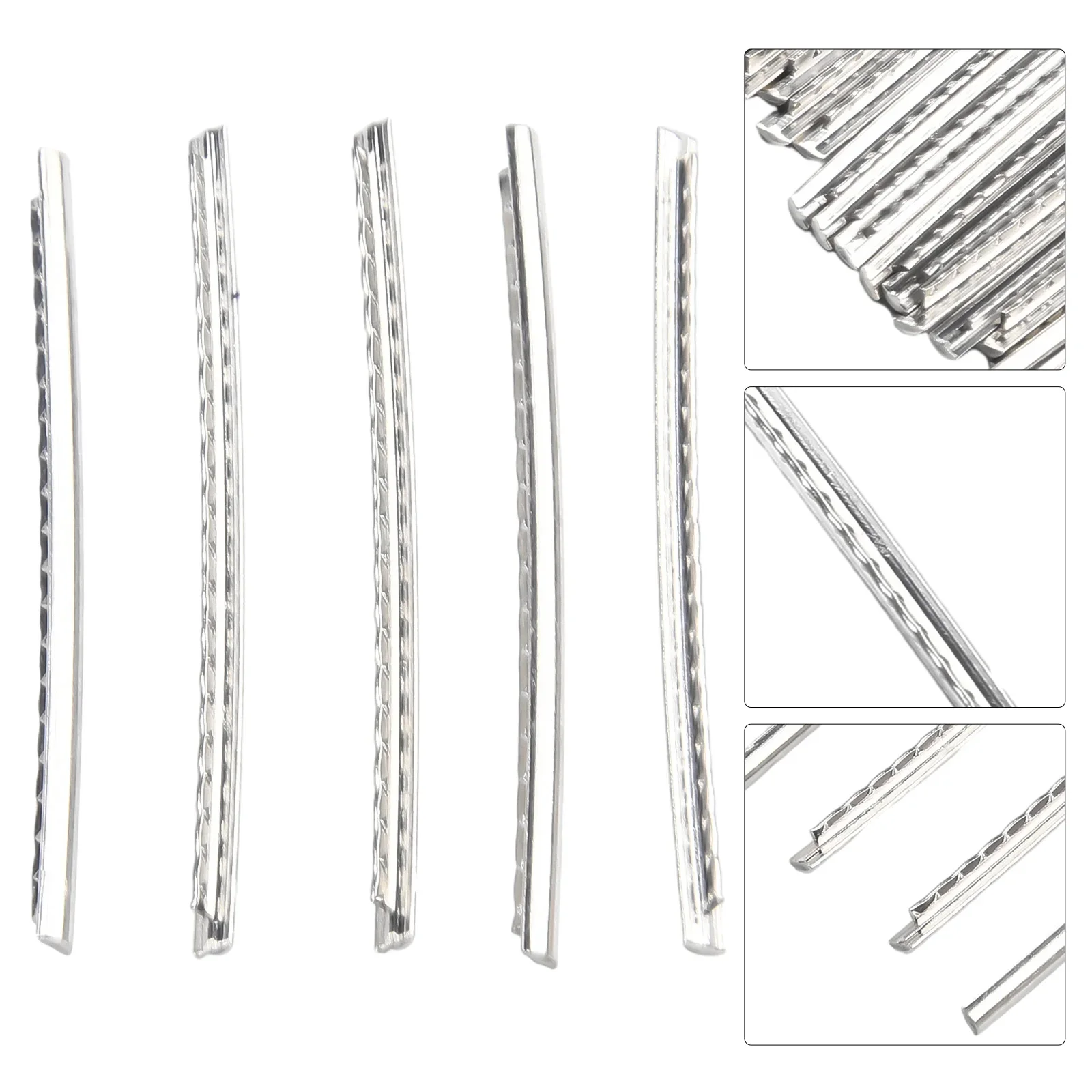 Wear Resistant Bass Fret Wires Bass Fret Wires 2.9mm 24pcs Parts Replacement Set Silver Accessories Cupronickel