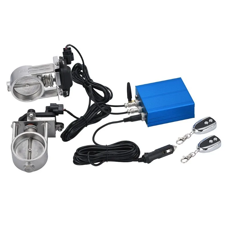 2025 12V Car Electric Valve Body Exhaust Pipe Sound Wave Modification Accessories Exhaust Muffler Valve