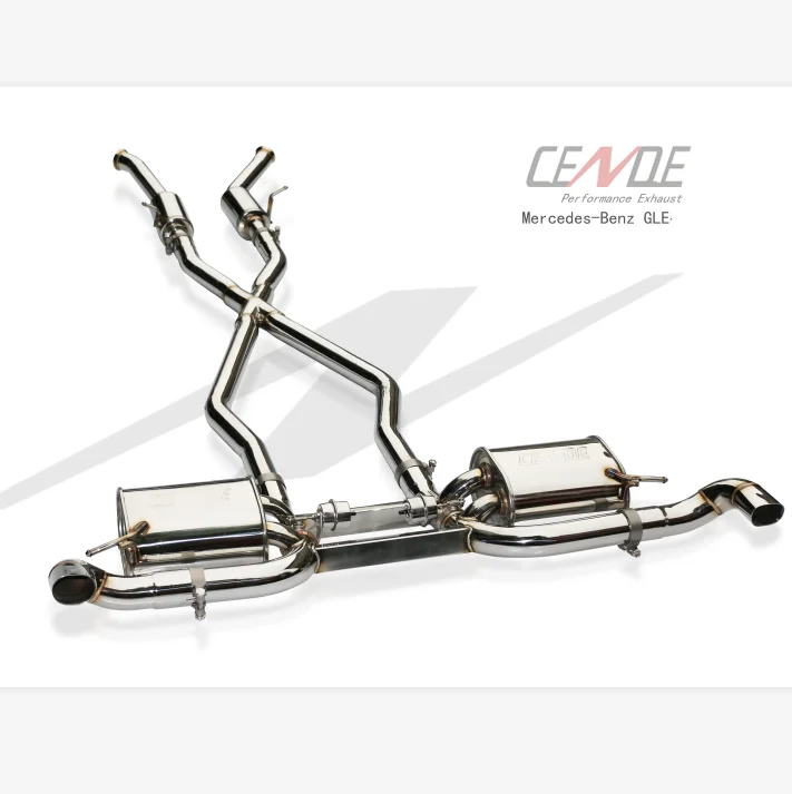 High Performance Stainless Steel GLE320 GLE350 Exhaust System For BENZ GLE300 GLE400 GLE420 GLE450