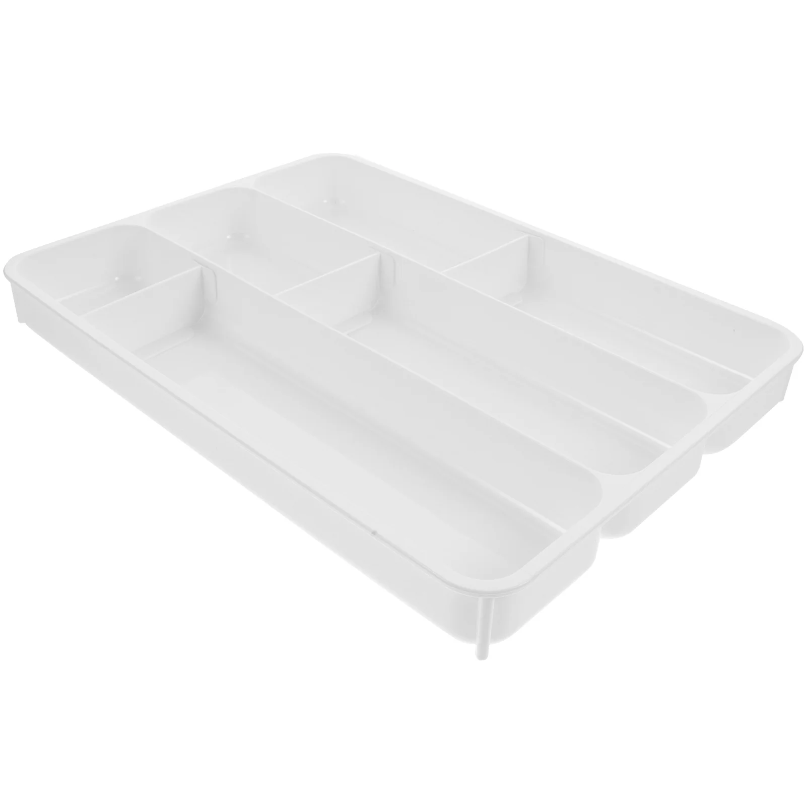 

Adjustable Thickened Pp Cutlery Organizer Multi-Grid Silverware Holder Kitchen Drawer Storage Box Household Utensil Case