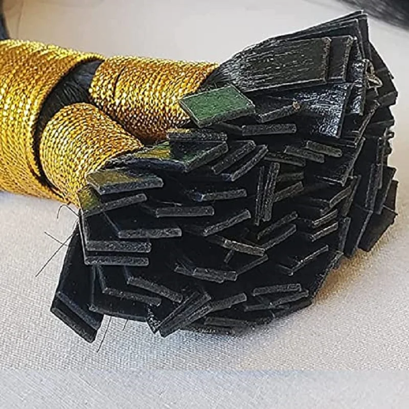 مجعد طرف مسطح وصلات شعر شعر بشري ماليزي قبل المستعبدين K تلميح وصلة إطالة شعر طبيعي وقح مجعد الكيراتين الانصهار الشعر 100 قطعة