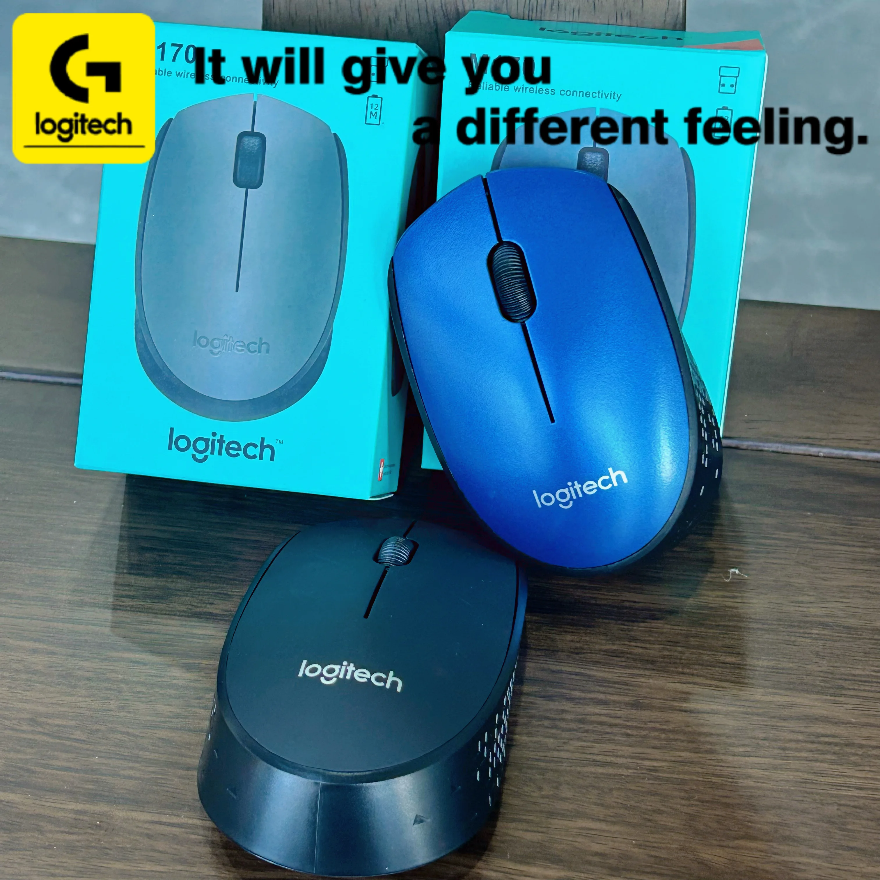 

[A New Wireless Experience] Logitech M170 Wireless Mouse, 2.4GHz technology, upgrades your PC and Mac control experience.
