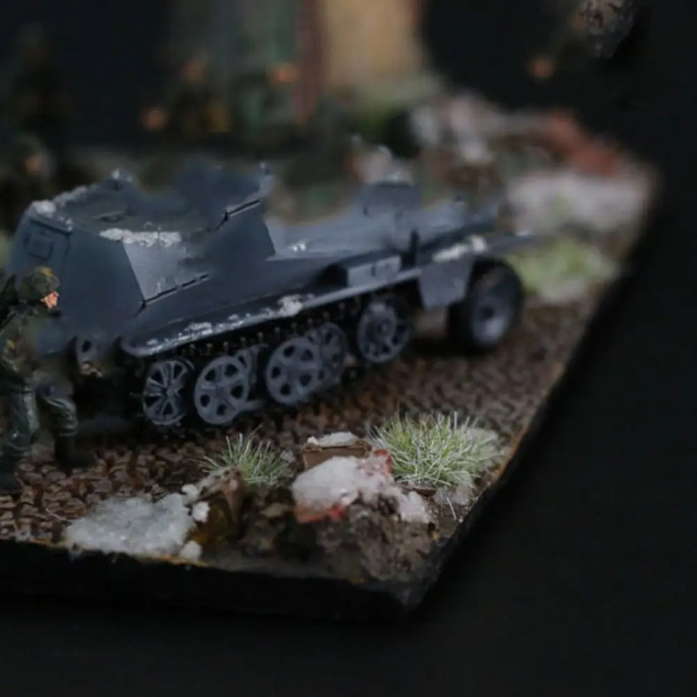 Multicolor Artificial Grass Tuft Resin Simulation Model Snow Scenery Plant Cluster Micro Landscape Railway Construction