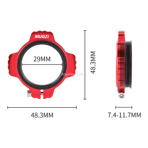 Imagen 2 del producto MUQZI MTB manivela ajustador de plato soporte inferior DUB bielas ajustador de precarga de Metal brazo de manivela tornillo de enchufe espaciador ajustable