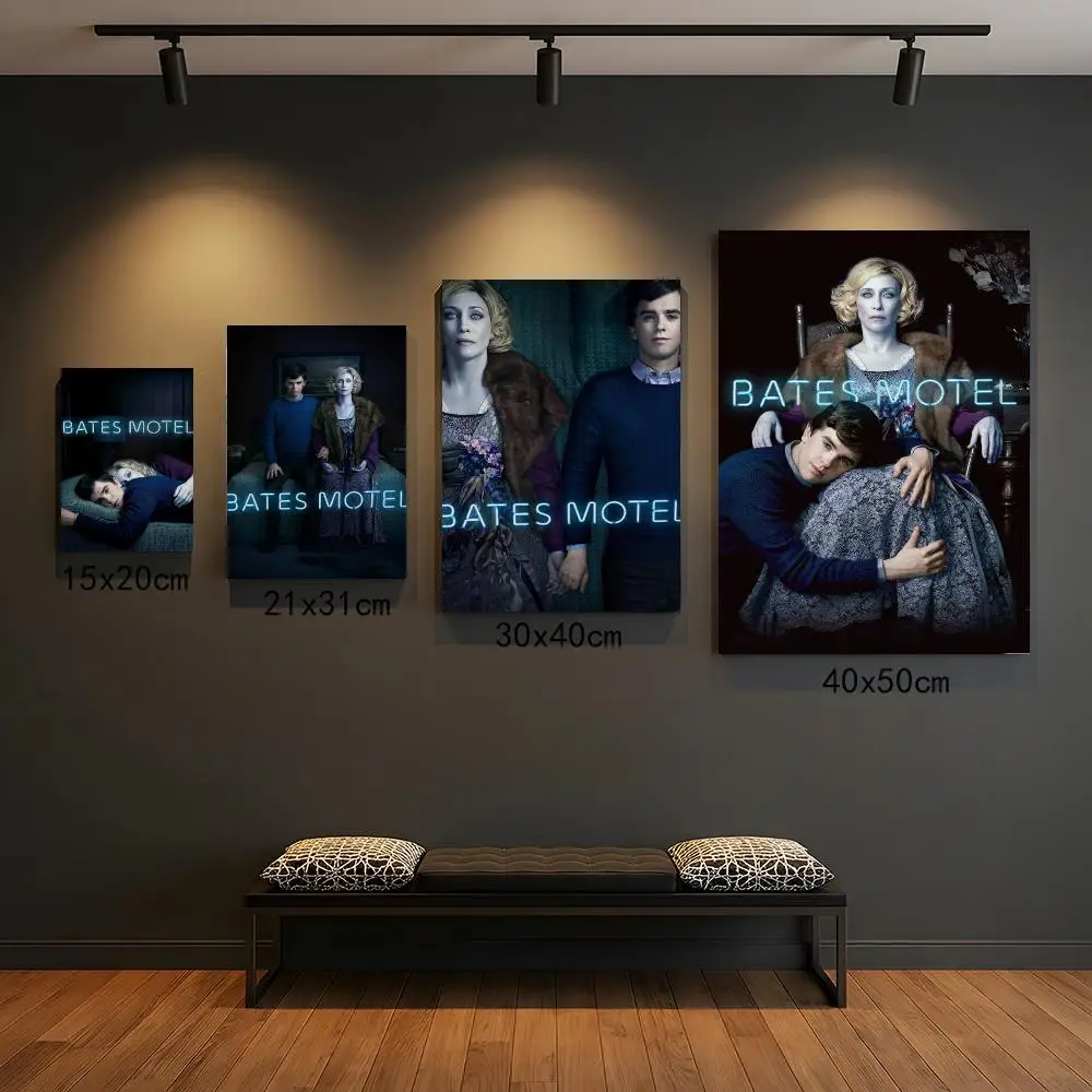 tv series B-Bates Motel-L Painting Calligraphy Boho Botanical Decor for Living Room  Elegant Home Style
