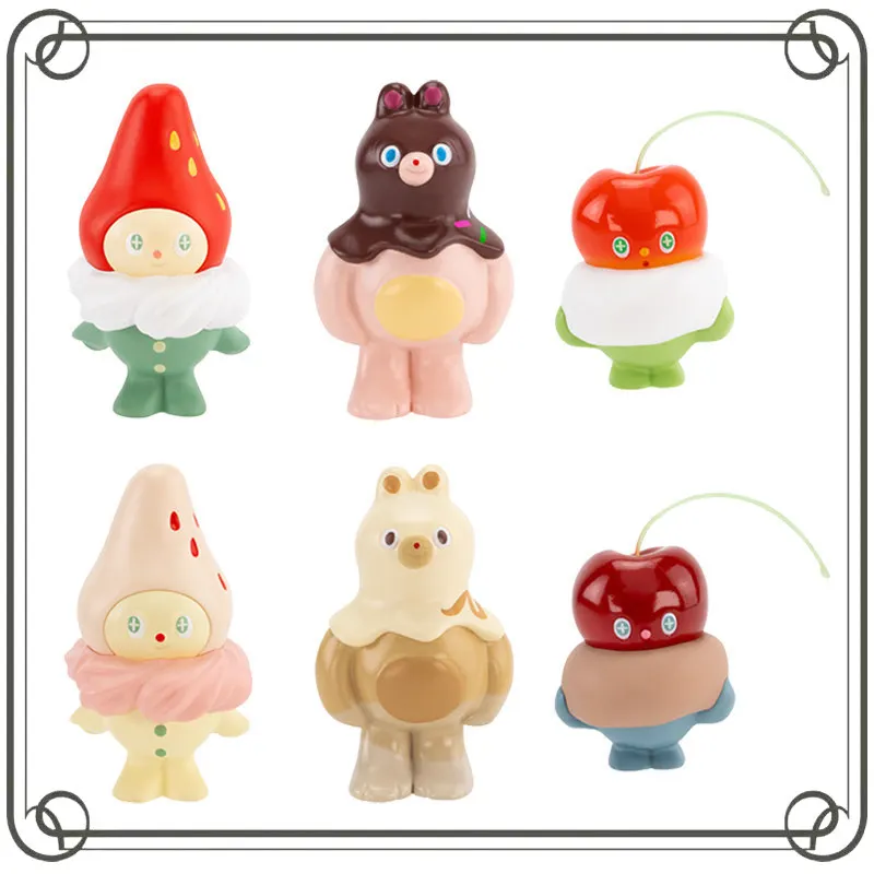 

Dessert Fruit Animals Modeling Miniature Desktop Collection Ornament Action Figure Model Toys