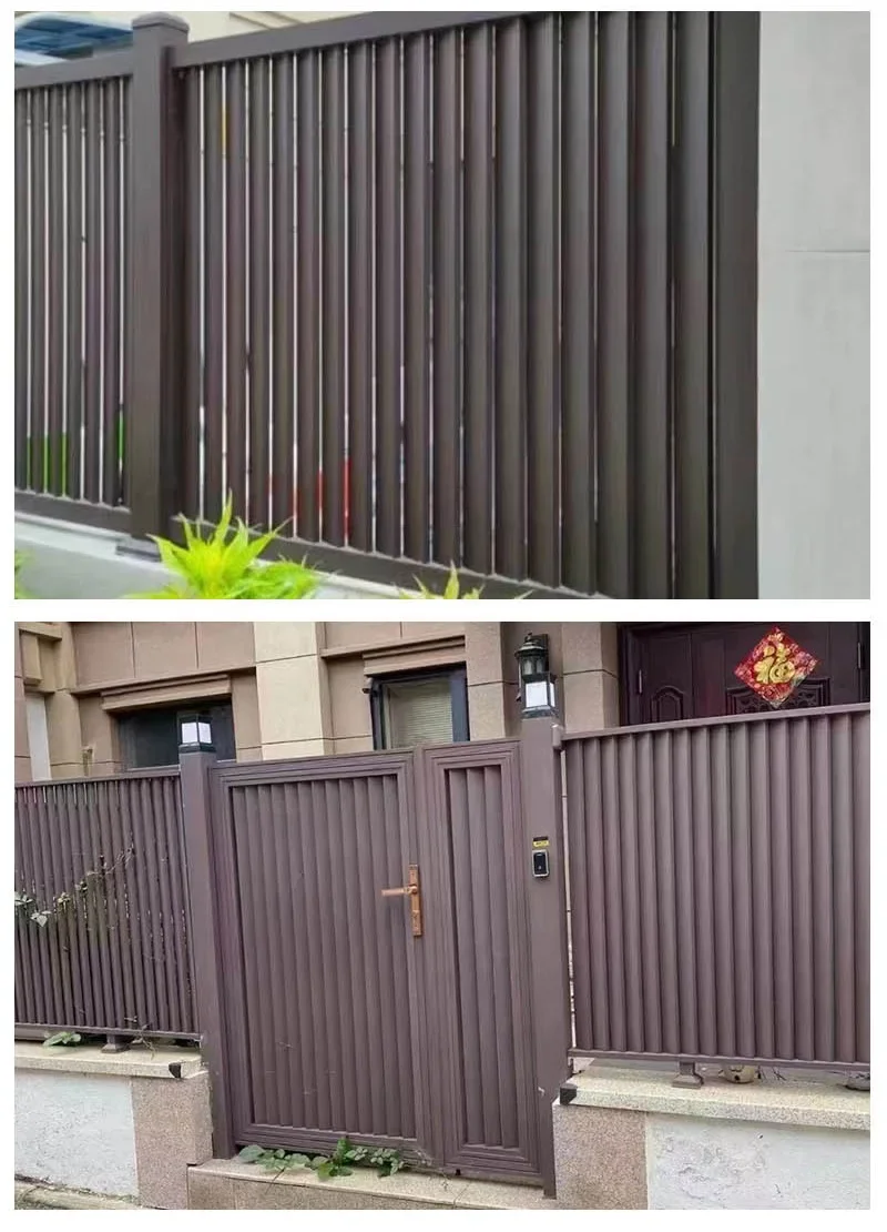 Aluminum art villa guardrail, aluminum alloy fence courtyard garden yard balcony fence