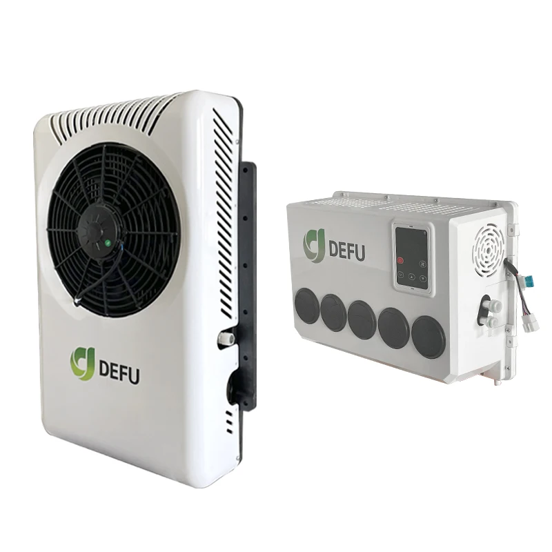 نظام مكيف هواء السيارة الكهربائية الأوتوماتيكية 12 فولت 24 فولت لمقصورة الشاحنة