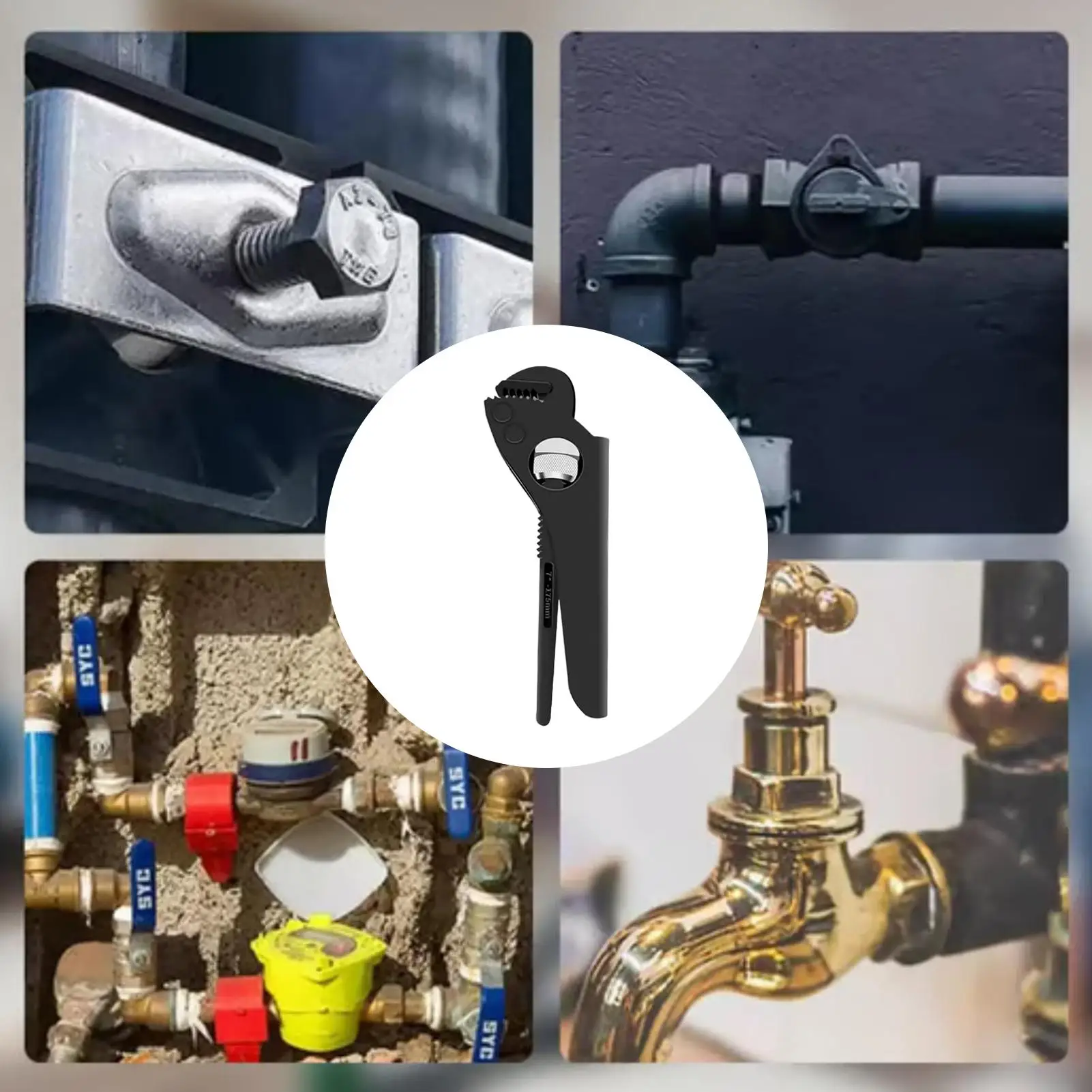 قابل للتعديل الأنابيب وجع قابل للتعديل خط أنابيب وجع أدوات السباكة متعددة الأغراض كماشة للمكسرات المفاصل صنبور سخان المياه بالوعة