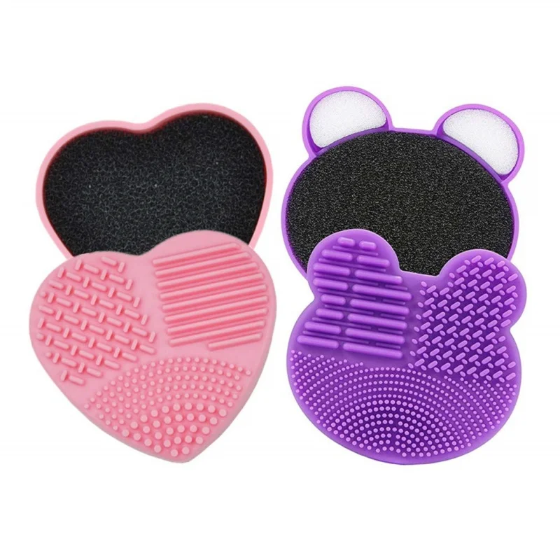 أداة تنظيف مستحضرات التجميل، علبة تنظيف مستحضرات التجميل، لمفتاح ألوان الفرشاة الجافة والتنظيف الرطب