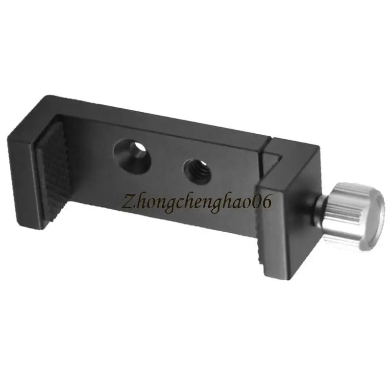 

Portable Aluminum Phone Stand Clamp with Scratch Resistant Silicone Cushion Pad 601F