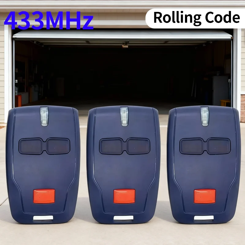 

Remote control for garage door opener with secure rolling code BFT MITTO 2 Clonix U-Link 433.92MHz