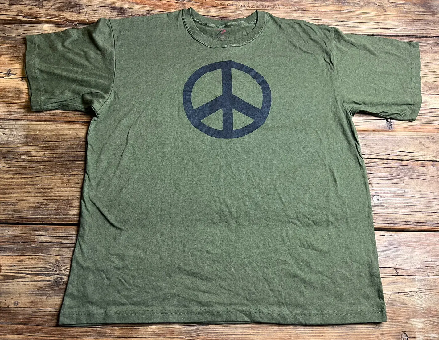 Úîô Èpeace Sign T Shirt Olive Drab Rothco Adult 2Xl