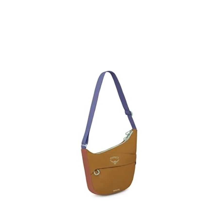 

Daylite Crossbody Pouch - Small Handbag for Daily Commute, Nylon in Navy Blue, Lightweight with Zipper Closure and Dedicated Bo