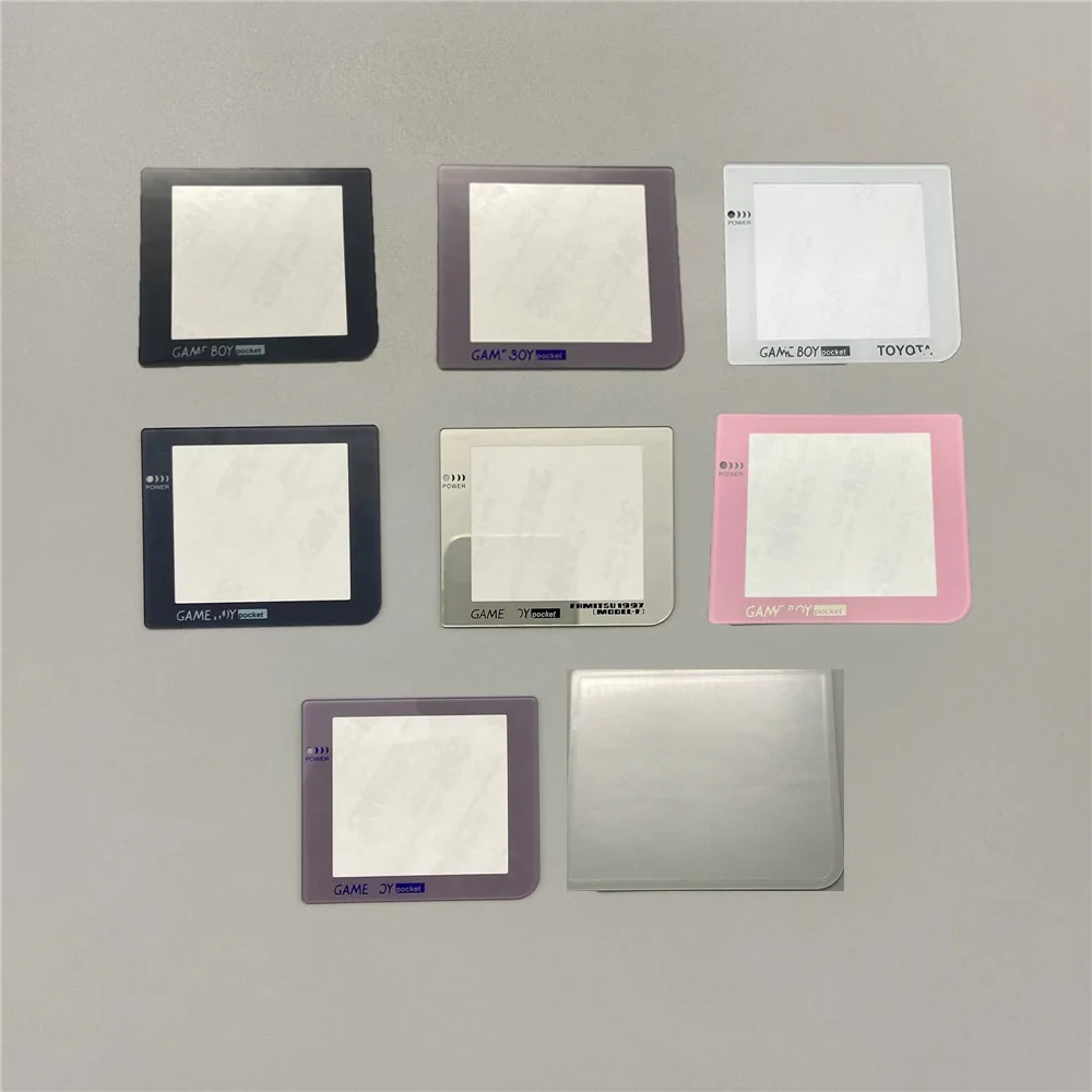 New Replacement Glass Lens Mirror for Gameboy Pocket IPS LCD Screen Len for GBP IPS Screen Len Cover with Double-sided Tape