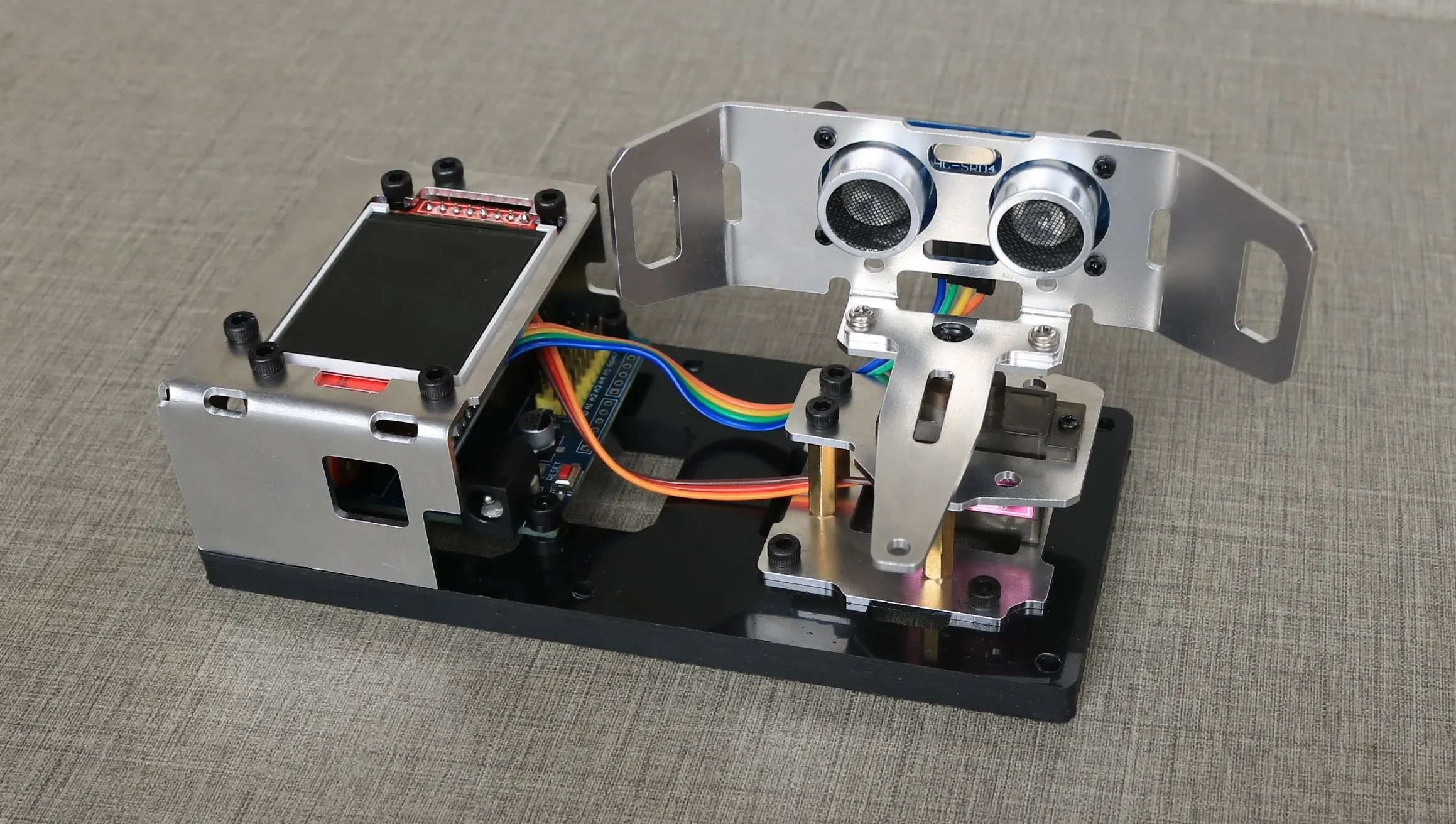 PRODUK - Radar ultrasonik Arduino, kit pembelajaran pemrograman untuk mahasiswa dan siswa sekolah menengah DIY, detektor ultrasonik