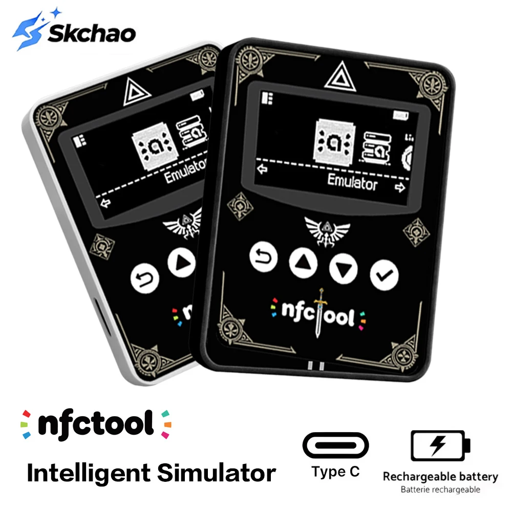 Nuevo Simulador NFC Inteligente 2026 Pixl Infinite Card Swipe para Amiibo OLED con Pantalla Personalizada para Sistema IC/NTAG de Switch/Switch 2/3DS/Wii U