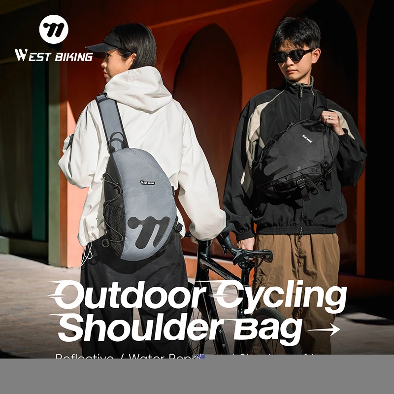 

Рюкзак для велоспорта WEST BIKING, многофункциональная спортивная сумка на плечо, мужской повседневный рюкзак, рабочая дорожная велосипедная дорожная нагрудная сумка