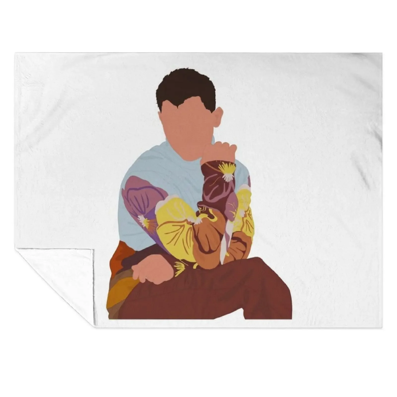 

Nick Jonas Throw Blanket Soft Beds Camping halloween Luxury Brand Blankets
