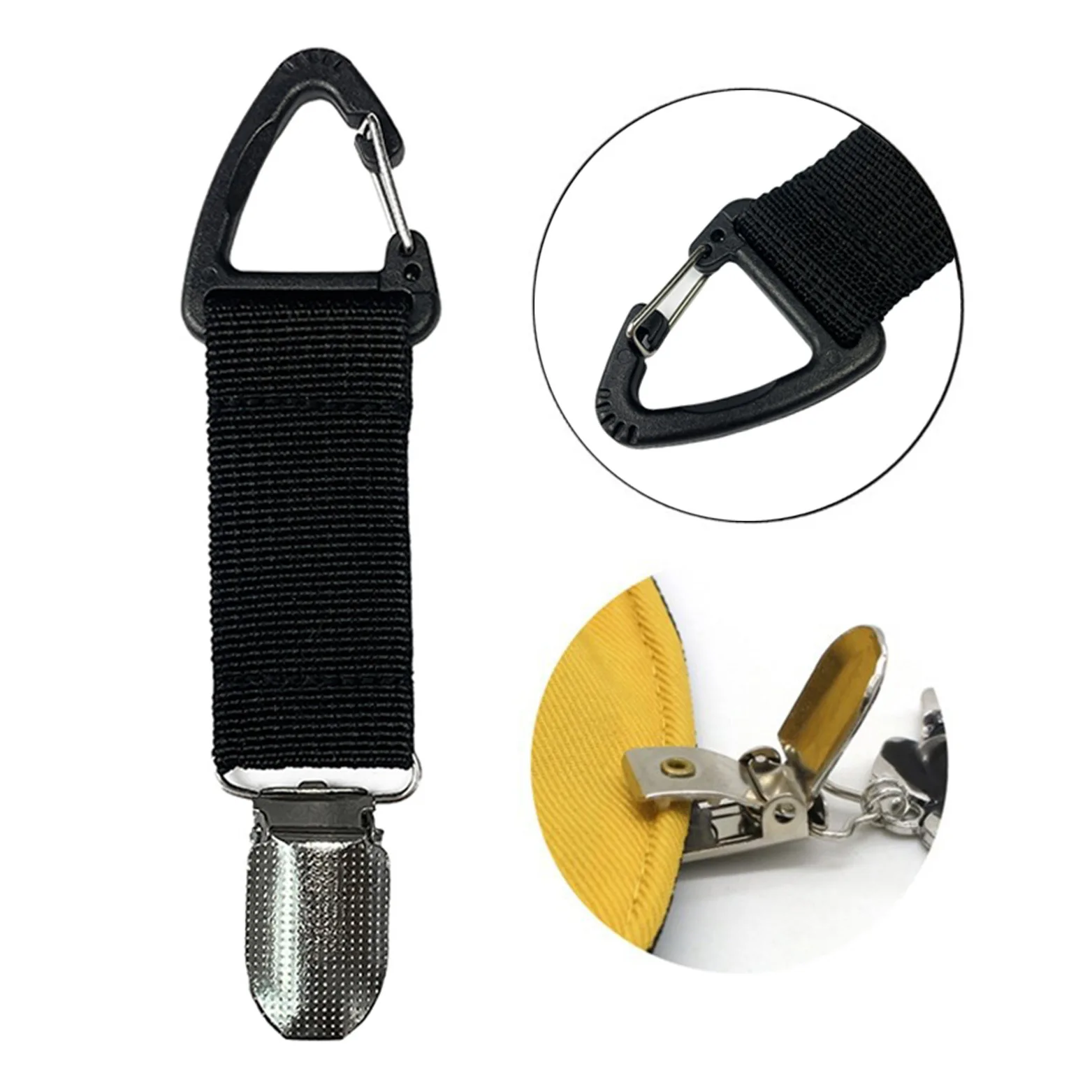 السفر في الهواء الطلق القش قبعة كليب المحمولة قبعة رفيق حقيبة كليب متعددة الأغراض في الهواء الطلق متعددة الألوان المتاحة قفاز المنظم