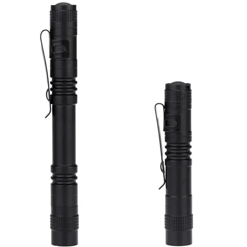 Mini Portable LED Flashlight Torch Flash Light Battery Hunting Lamp Pocket Flashlights For Camping,Outdoor,Emergency Pack