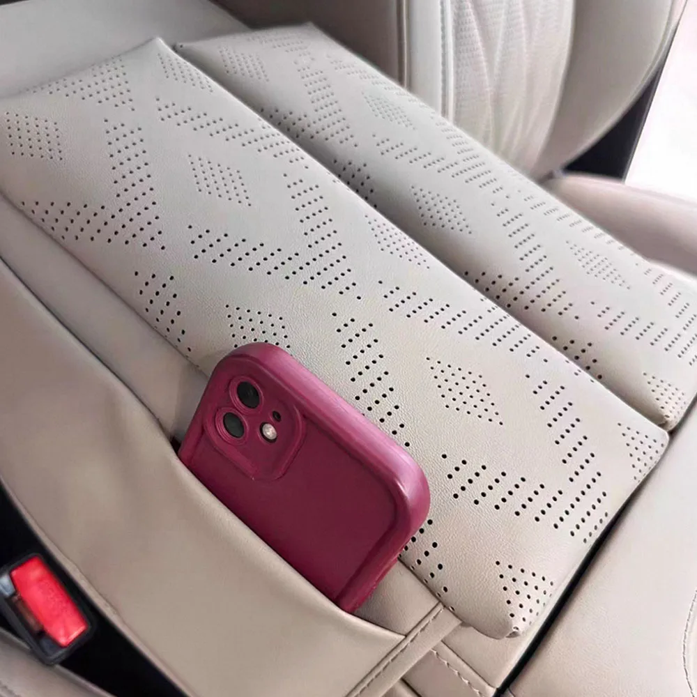 Car Armrest Box Protector Shell Fit For Zeekr 8X 2026‑2027 ABS Sponge Heighten Cushion Anti‑Scratch Armrest Cover